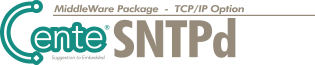 Cente SNTPd(TCP/IPv4 オプション)