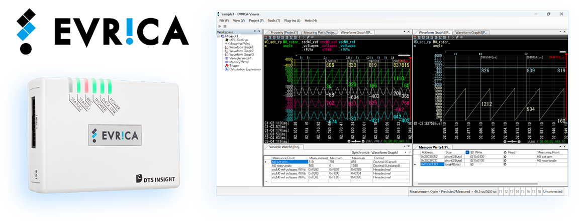 EVRICA visualizes internal program data, contributing to a reduction in testing workloads.