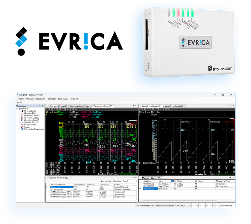 EVRICA visualizes internal program data, contributing to a reduction in testing workloads.