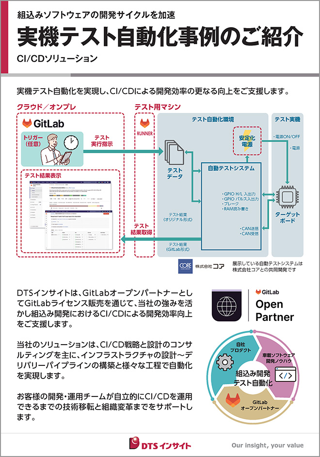 実機テスト自動化事例のご紹介パネル