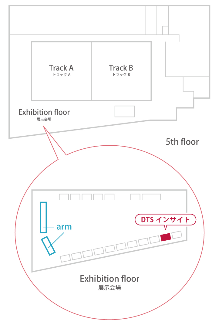 Arm Tech Symposia 2023 小間図