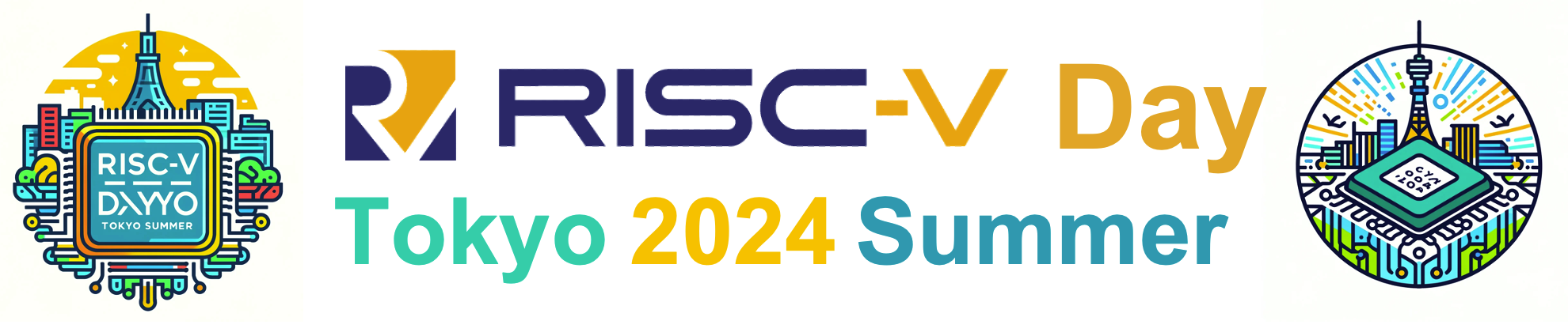 RISC-V Day Tokyo 2024 Summer ロゴ