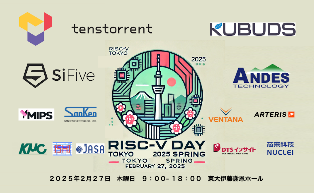 RISC-V Day Tokyo 2025 Spring ロゴ