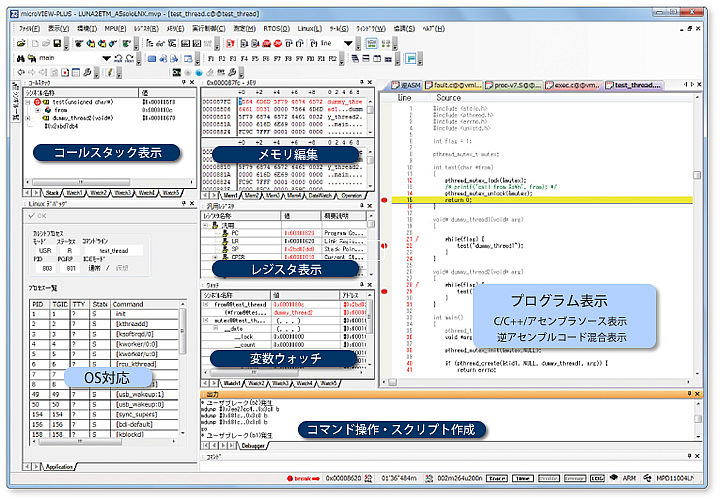 「microVIEW-PLUS」の主な機能