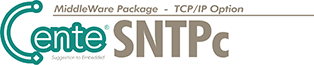 Cente SNTPc(TCP/IPv4 オプション)