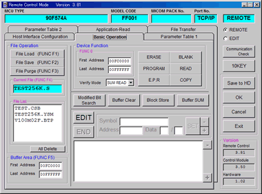 AZ290/AZ490:リモートコントローラ