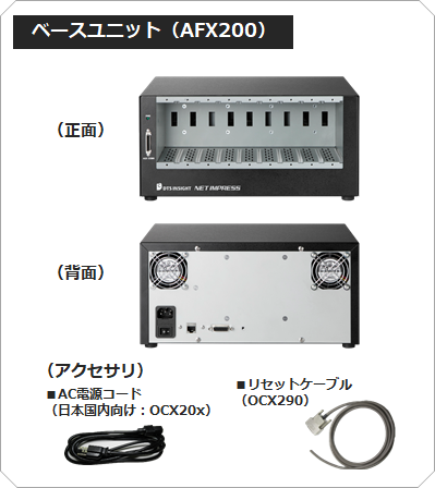 ベースユニット（AFX200）