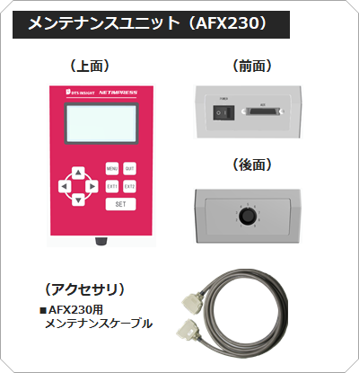 メンテナンスユニット（AFX230）